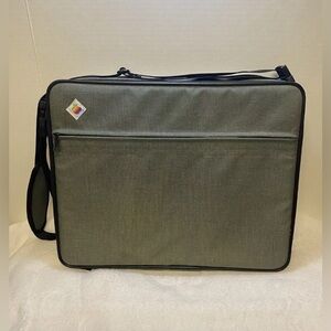 Vintage Apple Mac Computer Case Laptop Tote Messenger Bag 80’s Rainbow Logo BL